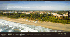 Desktop Screenshot of induraresort.com