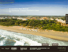 Tablet Screenshot of induraresort.com